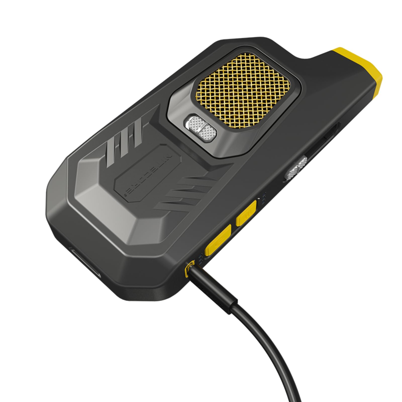 Nitecore - Soffiatore elettronico per fotocamera e obiettivo BB2, velocità del vento di 80 km/h, spazzola magnetica a rilascio rapido, luce LED e filtro ad alta densità