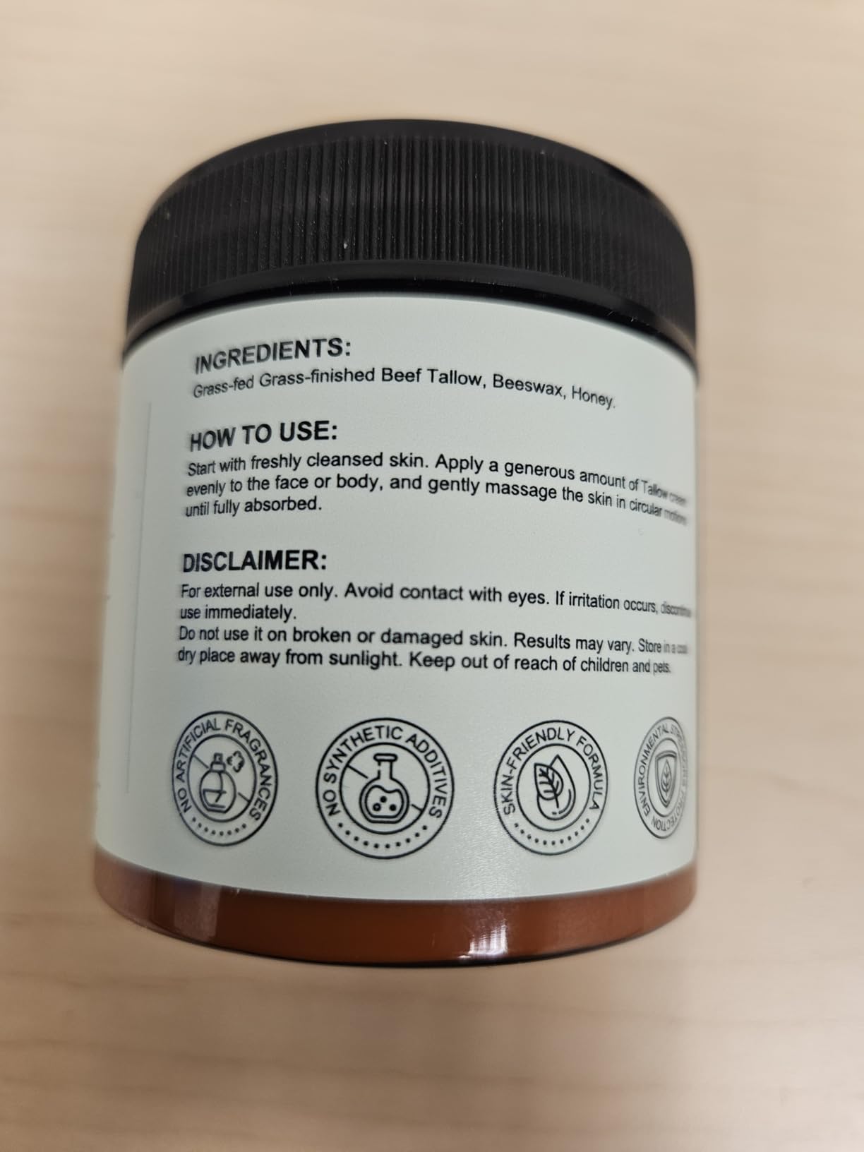 IKZEE Whipped Tallow & Honey Balm, Tallow Face Moisturizer Cream, Beef Tallow for Skin, Natural Face Tallow Cream with Raw Honey