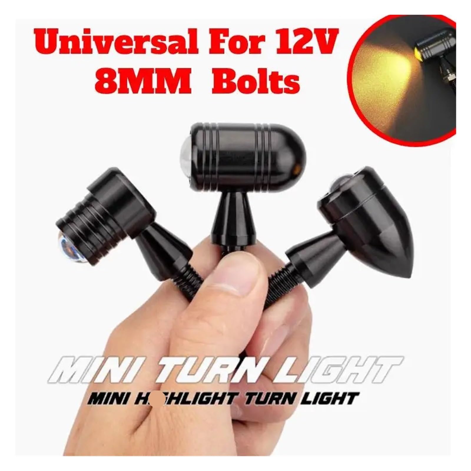 Indicatore luminoso lampeggiante direzione LED moto Indicatoris Motos