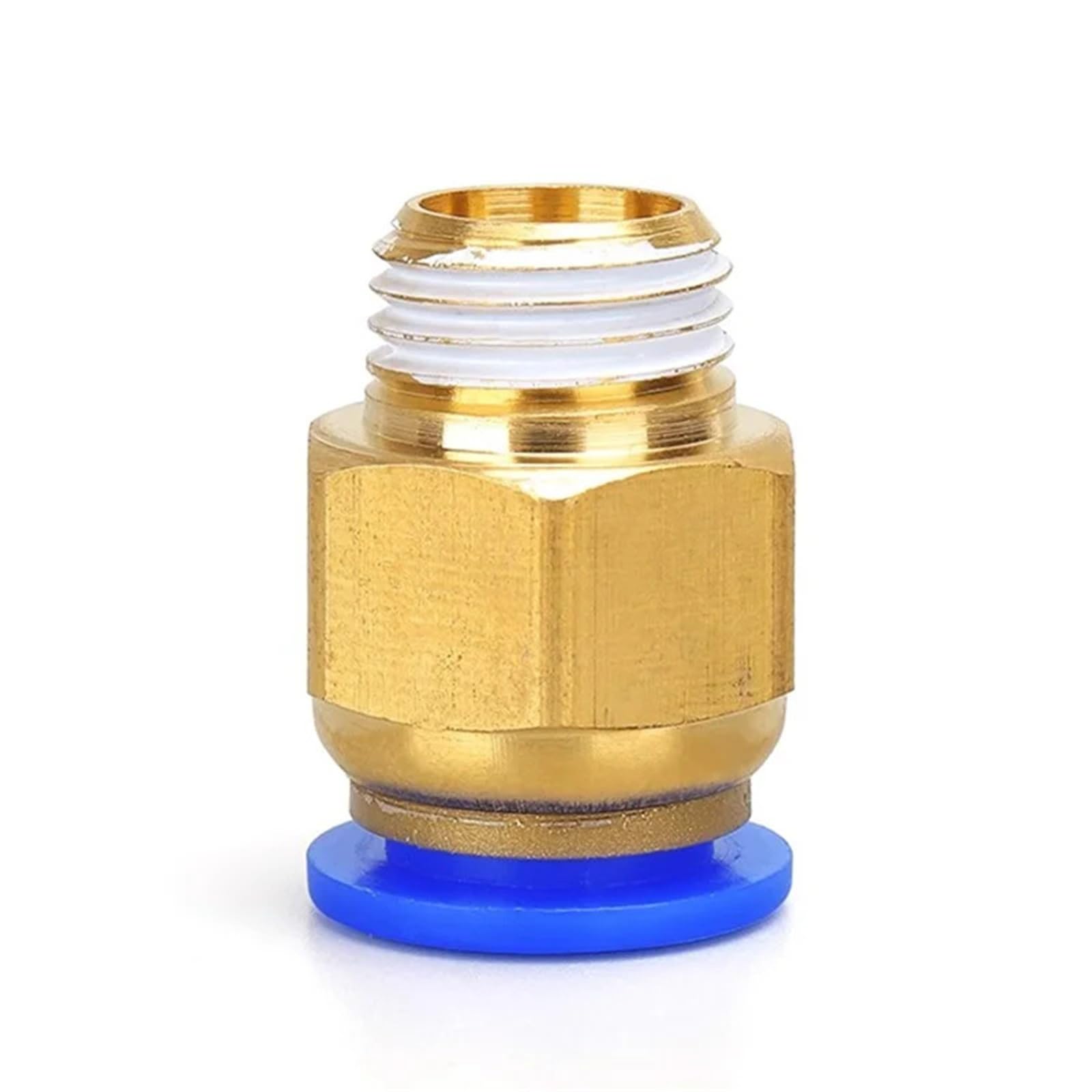 Pneumatic Connector Fitting PC 4/6/8/10/12mm Thread 1/8 1/4 3/8 1/2 Hose Fittings 4-m5 Pipe Quick Connectors 100Pcs(PC12mm-1I8)