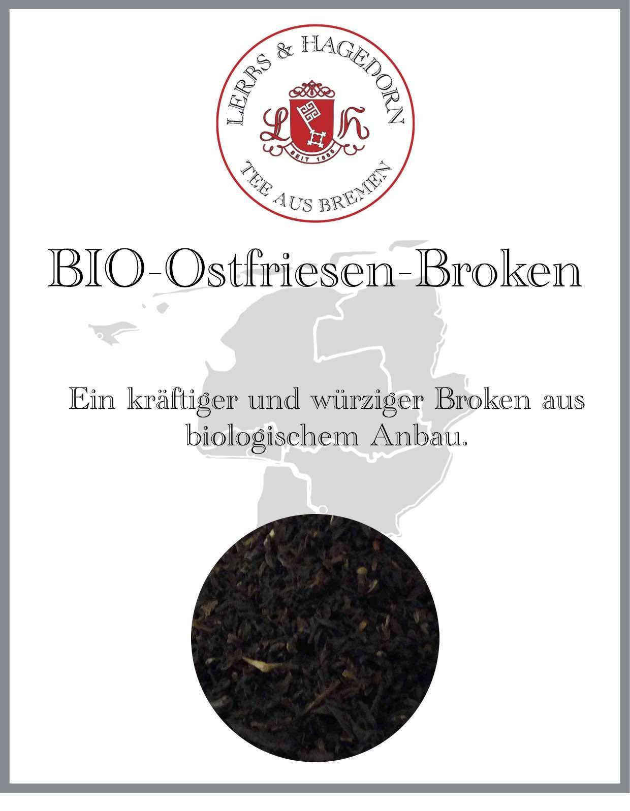 Lerbs & Hagedorn, Black Line BIO Ostfriesen Broken | Kräftig, Würzig 1.5kg (ca. 122 Liter) Aus Biologischem Anbau