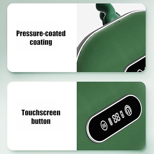 Miniatura 3 de Masajeador de cuello con calor, masajeador térmico Shiatsu, masaje de amasamiento 4D de tejido profundo, masajeador portátil recargable de cuello y