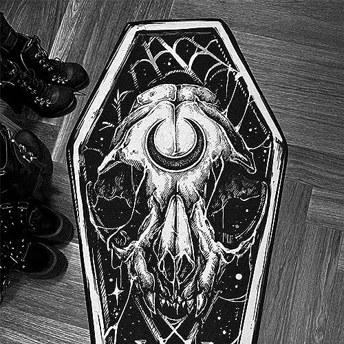 Tapete gótico ataúd Halloween para decoración 51x19 pulg miniatura 5