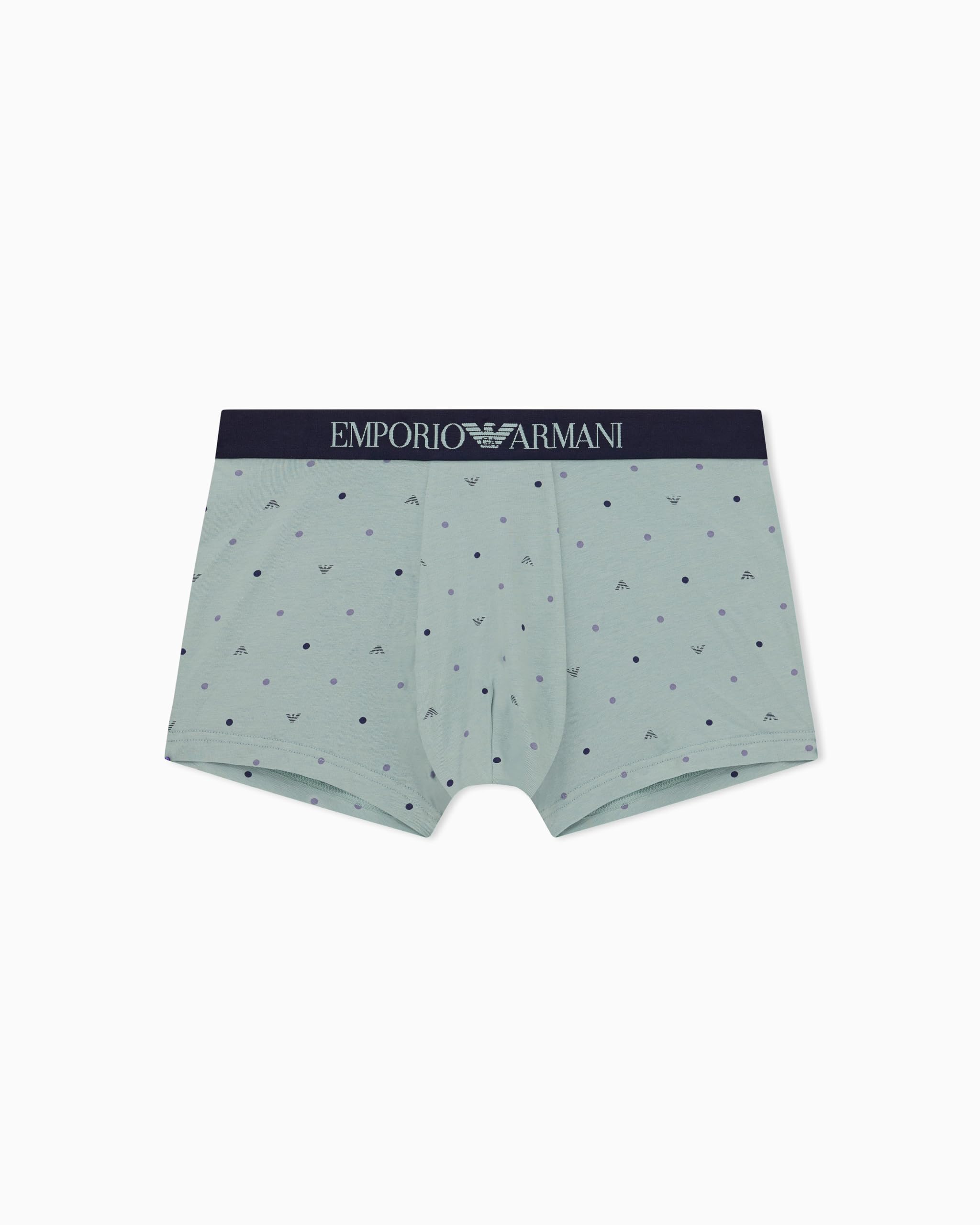 Emporio Armani Man's Classic Pattern Mix Trunk Green XXL