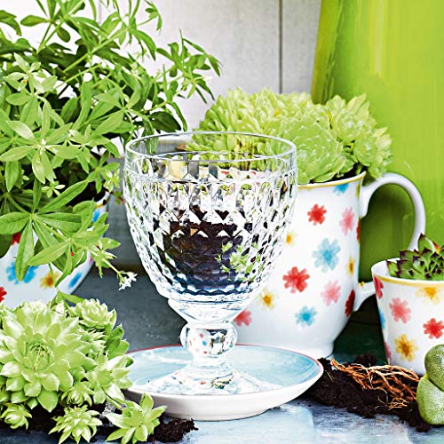 Villeroy & Boch Boston Red Wine, Clear Crystal Glass in Goblet Shape with Diamond Cut, Dishwasher Safe, 200 ml Measured brimful, 13.2 cm - Image 3