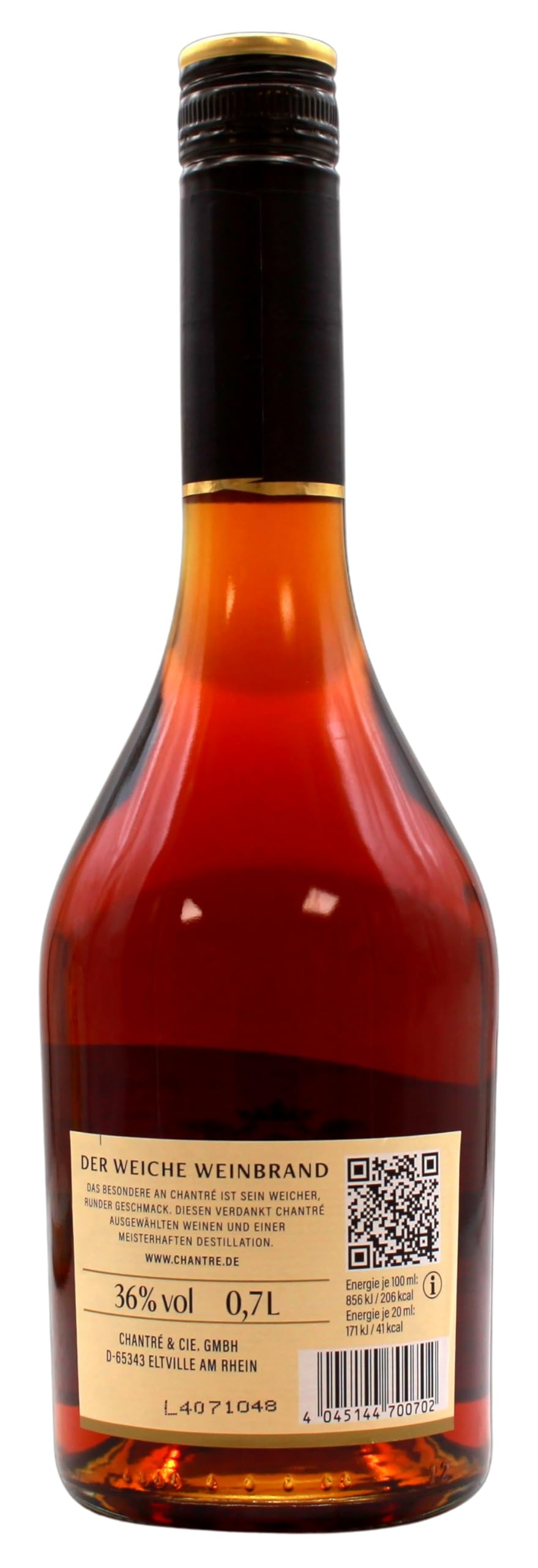 Chantrè Weinbrand, 6 x 0,7 Liter