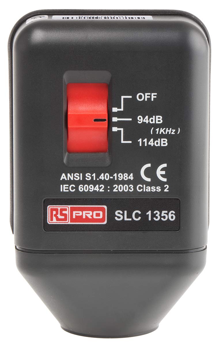 RS PRO Schallpegel Kalibriergerät / 114 dB, 1000 Hz ±0.5 dB 25.4 mm