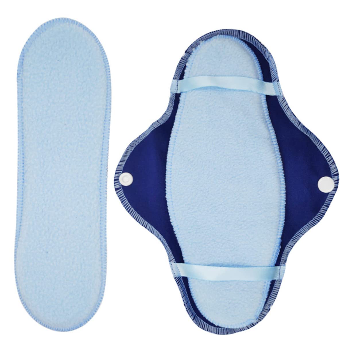 Beavorty Uds Almohadillas Menstruales Estera Sanitaria Reutilizable Almohadilla Menstrual De Tela Toalla Sanitaria Higiene Paño Menstrual Tela Lavable Para Mamá Almohadillas
