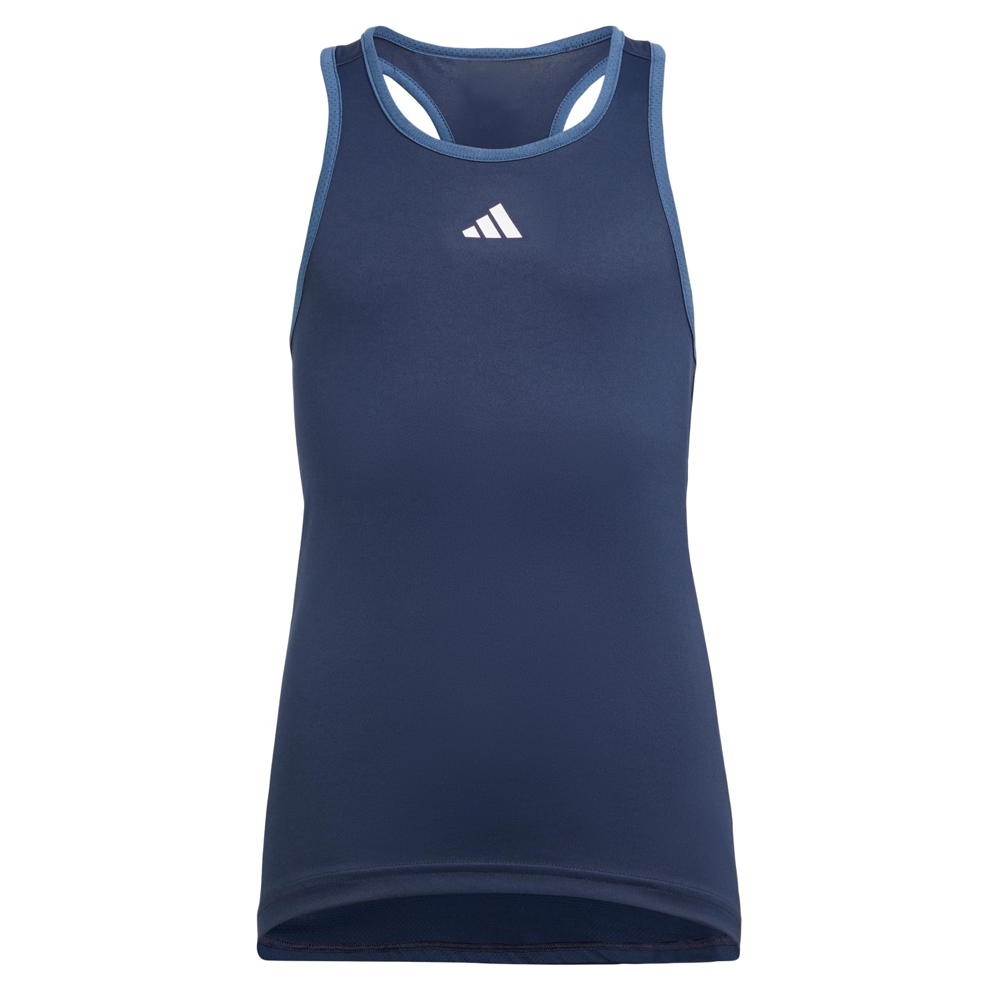 adidas Niñas Club Tank Top, Collegiate Navy, 9-10 Years