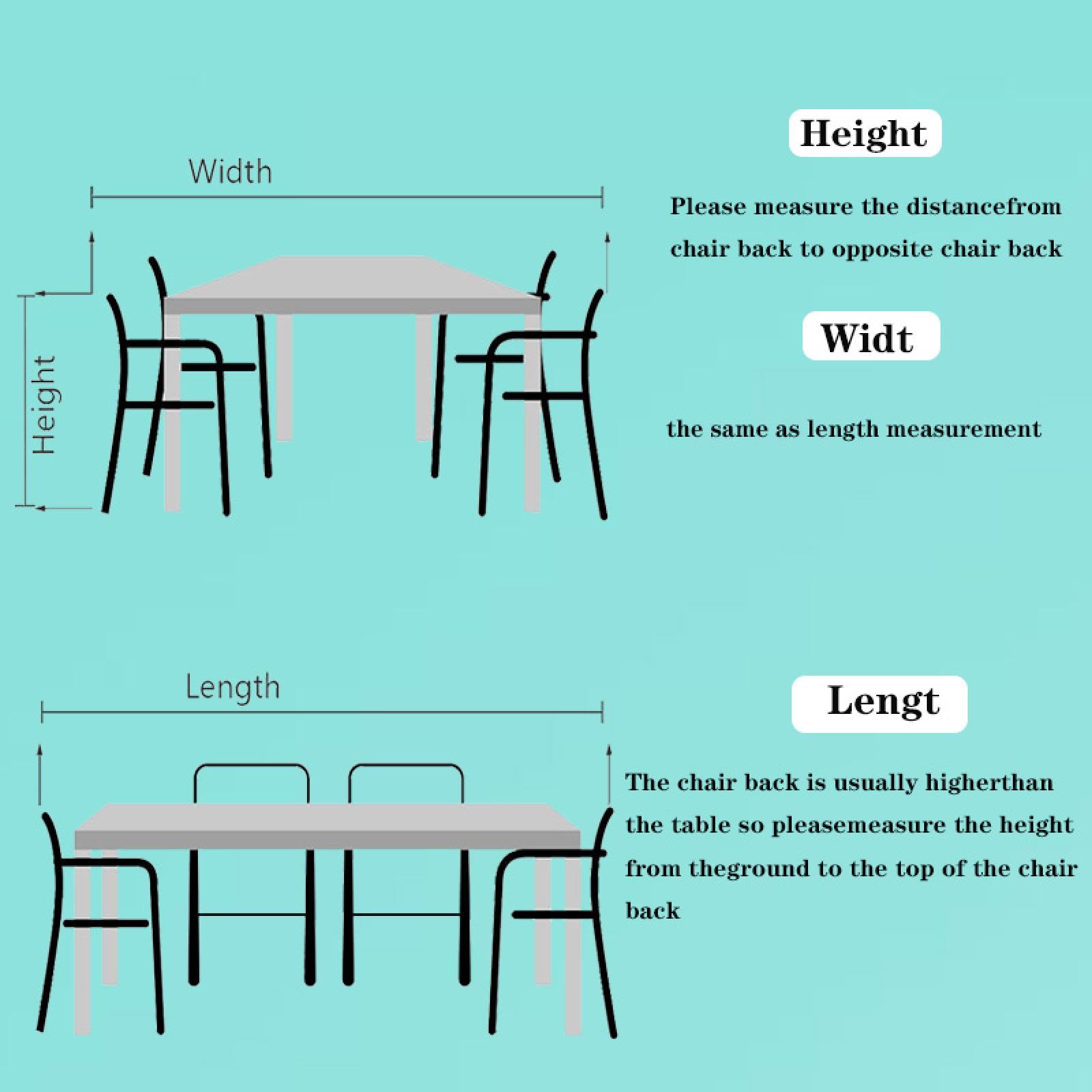 Copertura Impermeabile per Mobili Giardino 300x120x75cm/LXPXA Telo Copri Tavolo Esterno Impermeabile,Tessuto Oxford 600D Telo Copertura da Esterno Mobili e Sedie Anti-UV Antivento