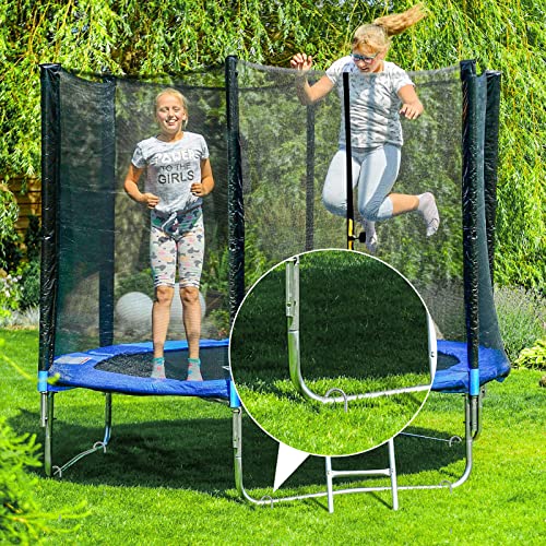 Feed Garden 16 Inch 16 Pack Rebar Stakes Heavy Duty J Hook, Ground Stakes Tent Stakes Steel Ground Anchors, Black #TOP4