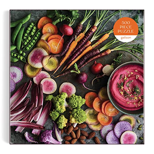 Galison - Rompecabezas de 500 Piezas The Garden Board para Adultos, Fotografías de Jardín y Vegetales, Papel Reciclado, Tamaño Terminado 20" x 20" miniatura 5