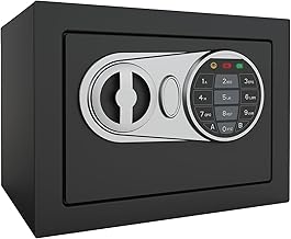 Gobbler Digital Electronic Safe Locker/Box for Home and Office for Jewellery Money Valuables (Black) [GS170NB]