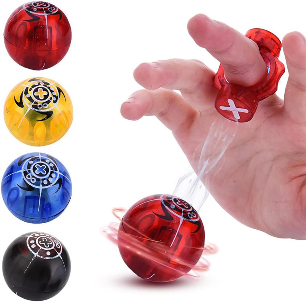 Magicwand Finger Tip Magic Magnetic Induction Ball Toy With Lights For Kids?Pack Of 1?,Multicolor