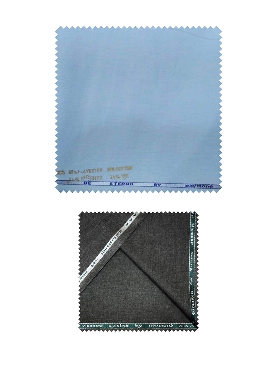 raymond Trouser- Shirt Fabric Combo Box (Multicolour, Unstitched, All Weather Fabric) (DARK GREY PANT+LIGHT BLUE SHIRT)-picture-55
