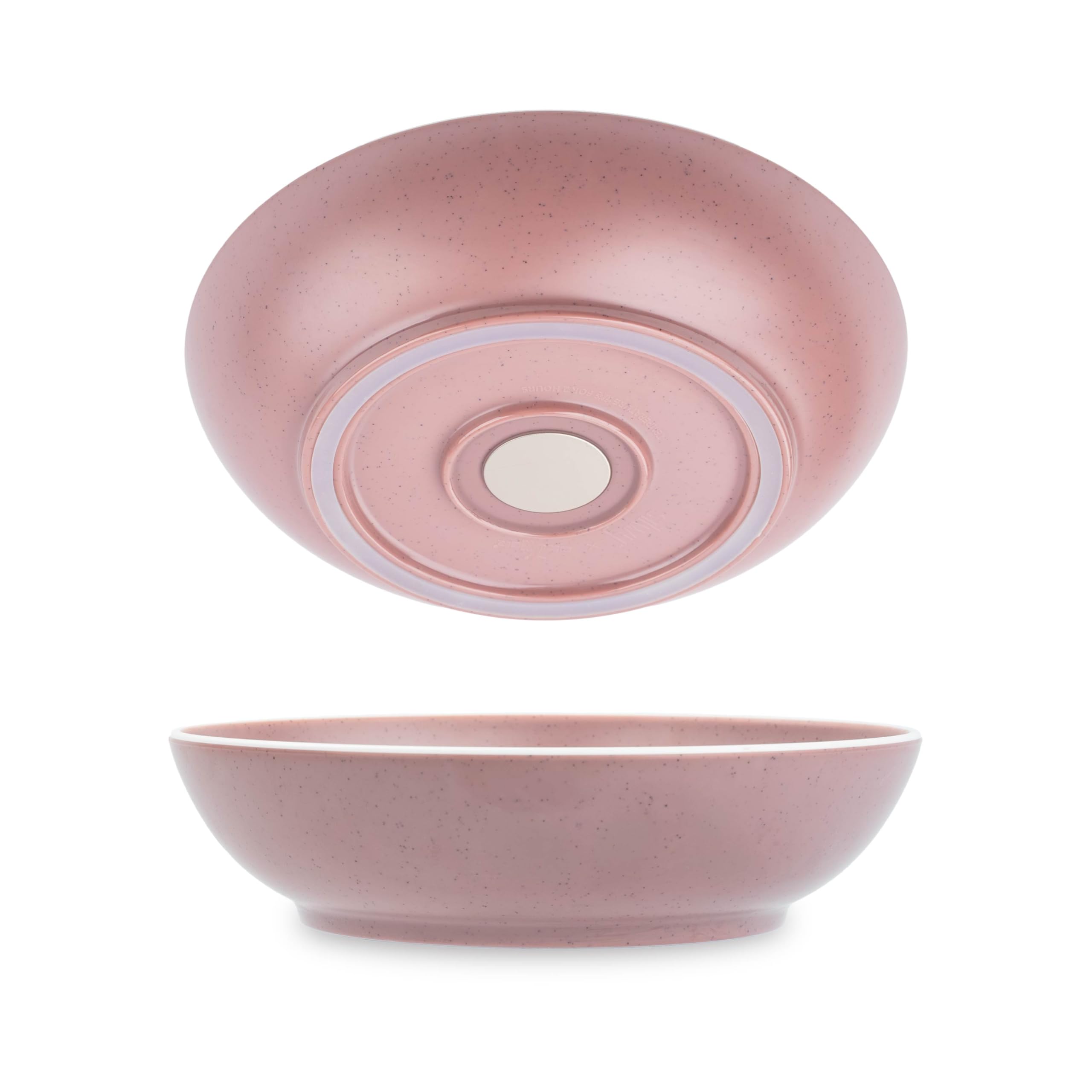 silwy Magnet-Food-Bowls DOLOMIT – 2er-Set | Ø 20 cm | Magnetische Kunststoff-Schüsseln mit Anti-Slip-Ring | Für Wohnmobil, Camping & Boot | Bruchsicher, leicht & klapperfrei | Made in Germany