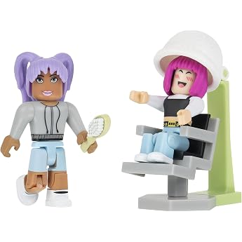 Roblox ROB0235 - Game Pack Brookhaven Hair & Nails - 2-piece pack with accessories and game code