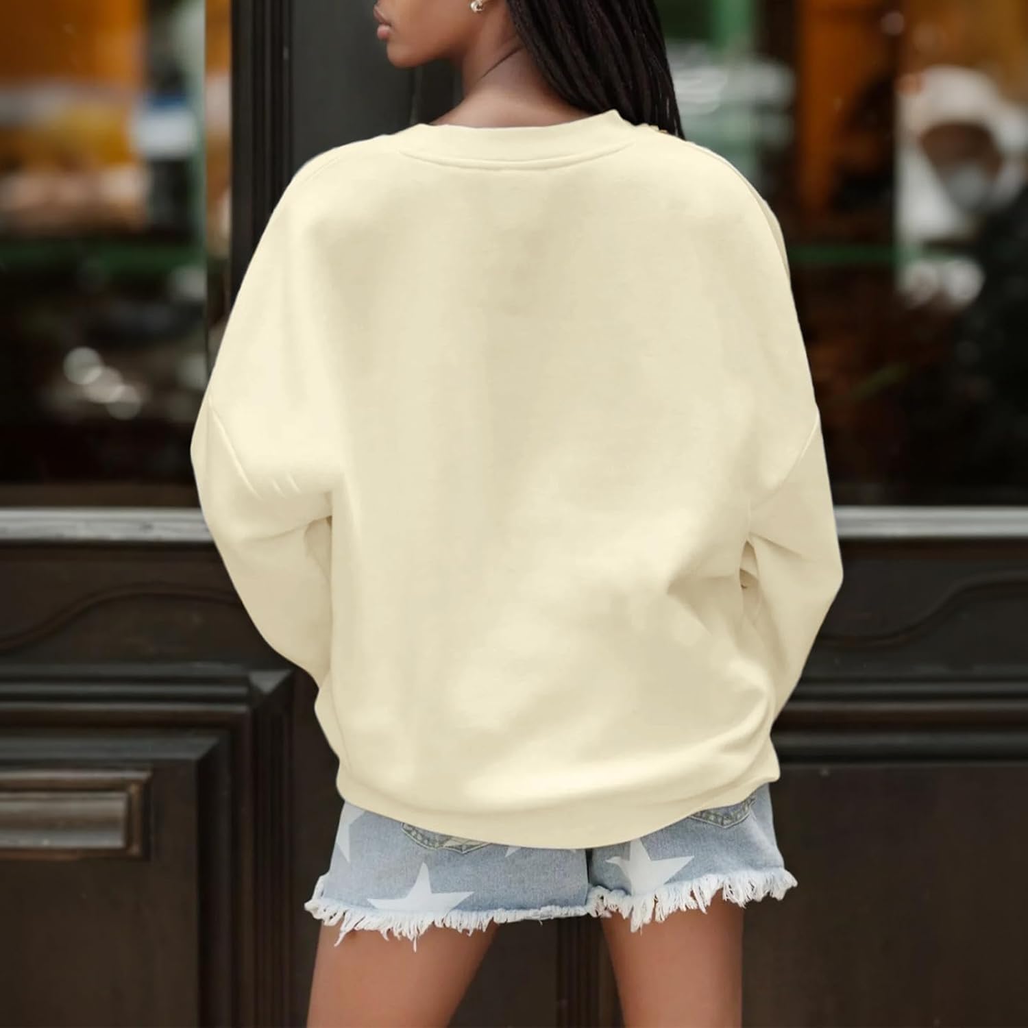 Womens Oversized Cool Aunt Sweatshirt Auntie Crewneck Graphic Sweatshirts Long Sleeve Shirts for Aunt Gifts Pullover - Image 5