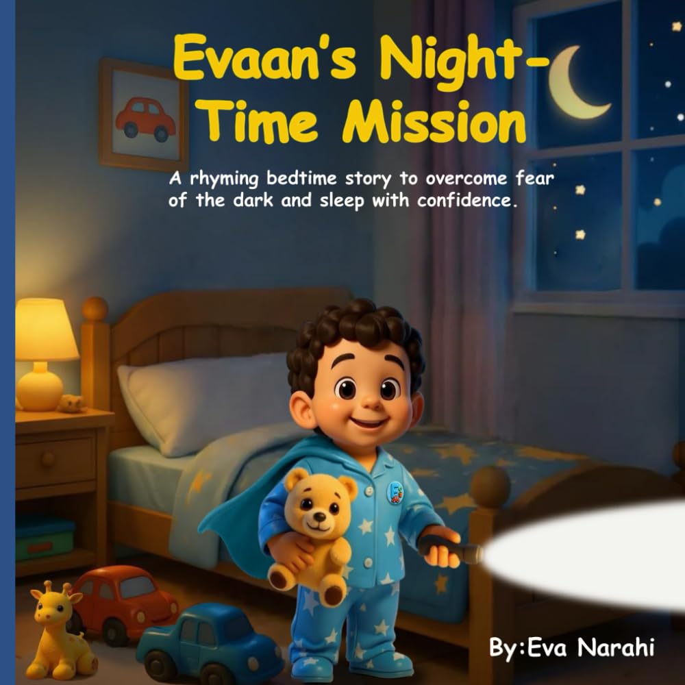 Evaan’s Night-Time Mission: A gentle rhyming bedtime story to help toddlers overcome fear of the dark and sleep with confidence (Growing With Evaan)