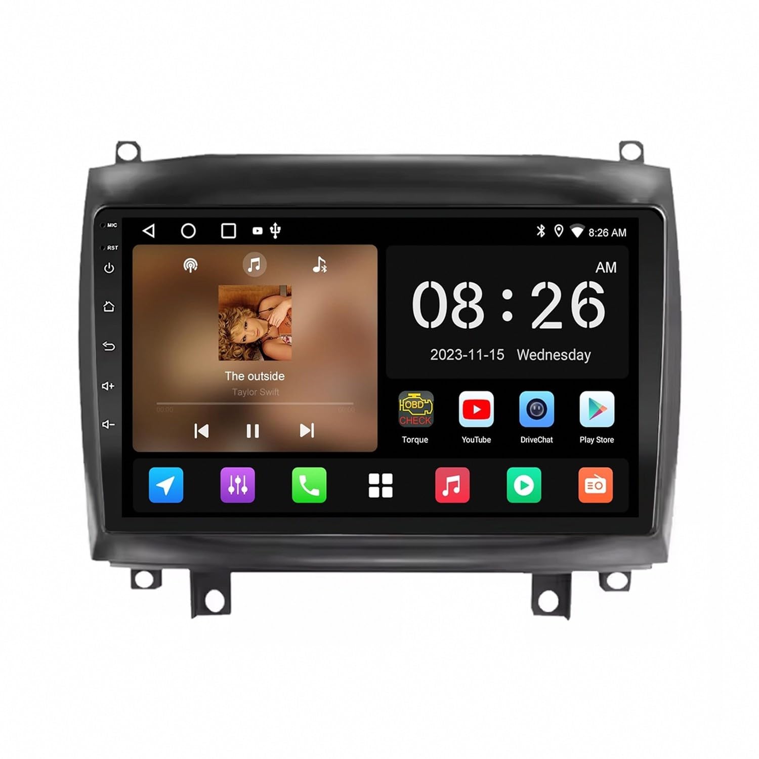 Estéreo de automóvil para Chevrolet Onix Prisma Spin Bluetooth y Airplay 32G 8