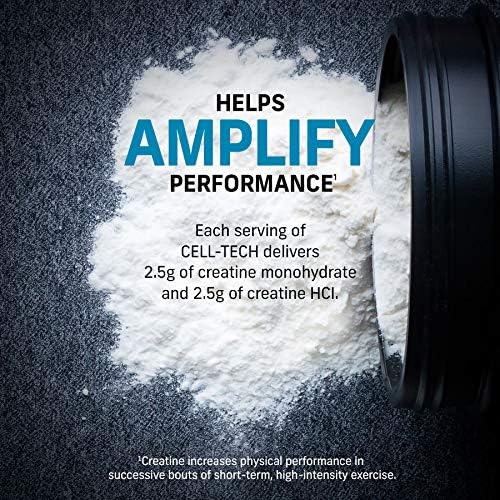 MuscleTech CellTech Creatine Powder, Micronized Creatine, Creatine HCl, Icy Rocket, 6.04 Pounds