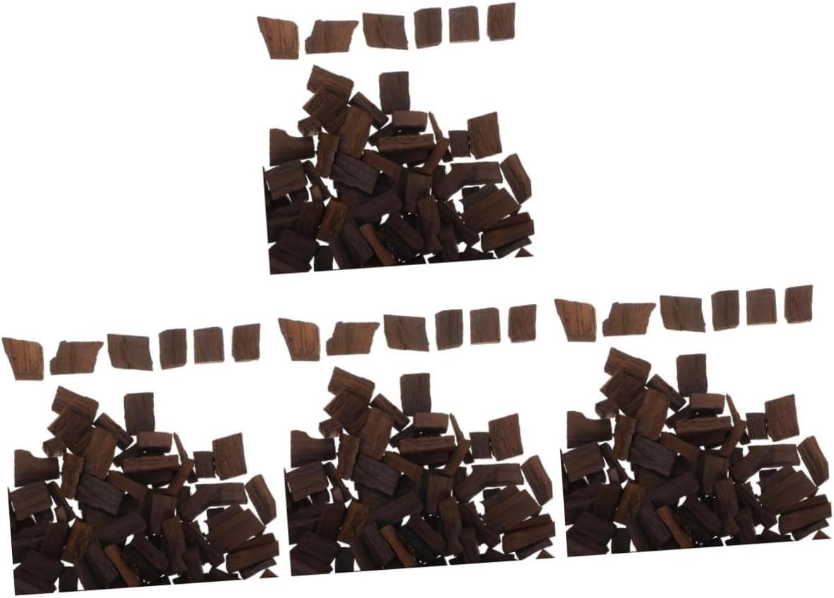 Veemoon 4packs French Oak Chips for Wine Brewing Heavy Chips for Enhancing Flavor and Home Winemaking for Aging Whiskey and Brandy