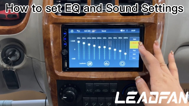 Amazon.com: Leadfan Double Din Car Stereo with Apple Carplay and
