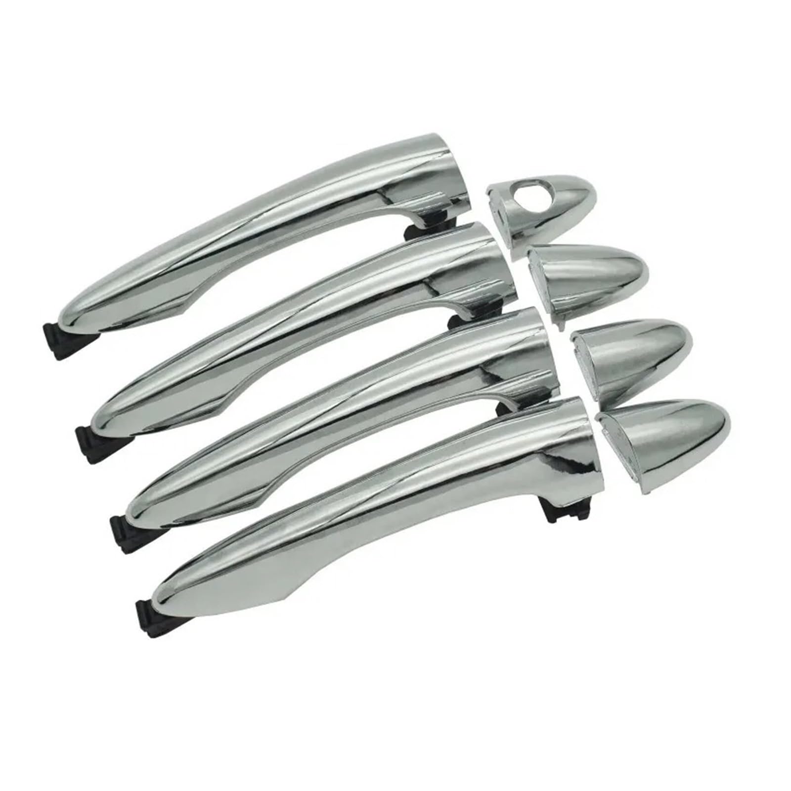 BHGMGEBLV Durable Outside Door Handle for Kia for Sportage 2011 2012 2013 2014 2015 2016 82661-3W000 4Pcs/lot Front Rear Exterior Outside Door Handles Set Chrome
