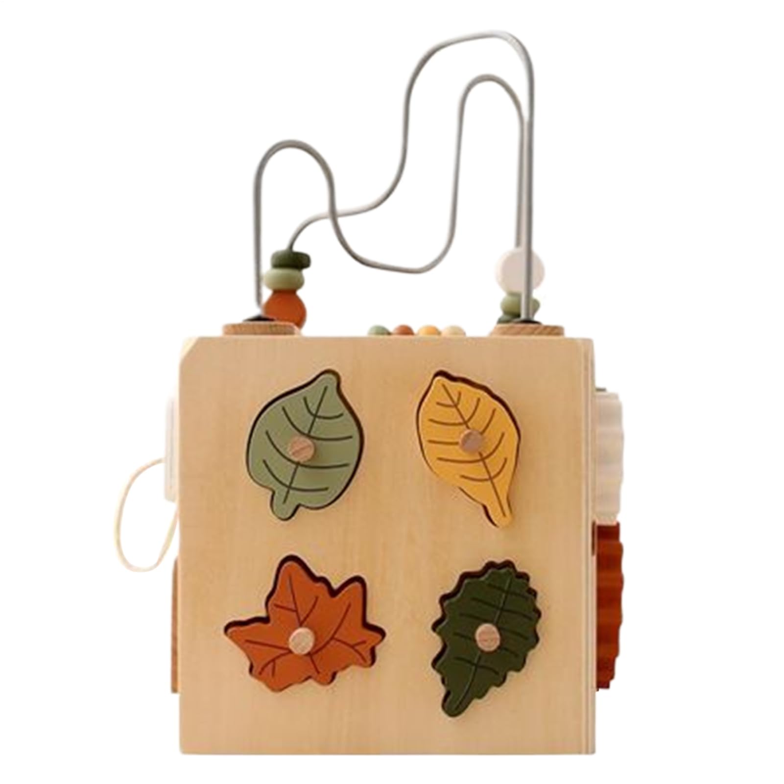 Perline Di Legno Da Infilare Giocattoli Con Perle Da Infilare | Giochi di Apprendimento con per Bambini 1-3 Anni Casa Viaggio Asilo