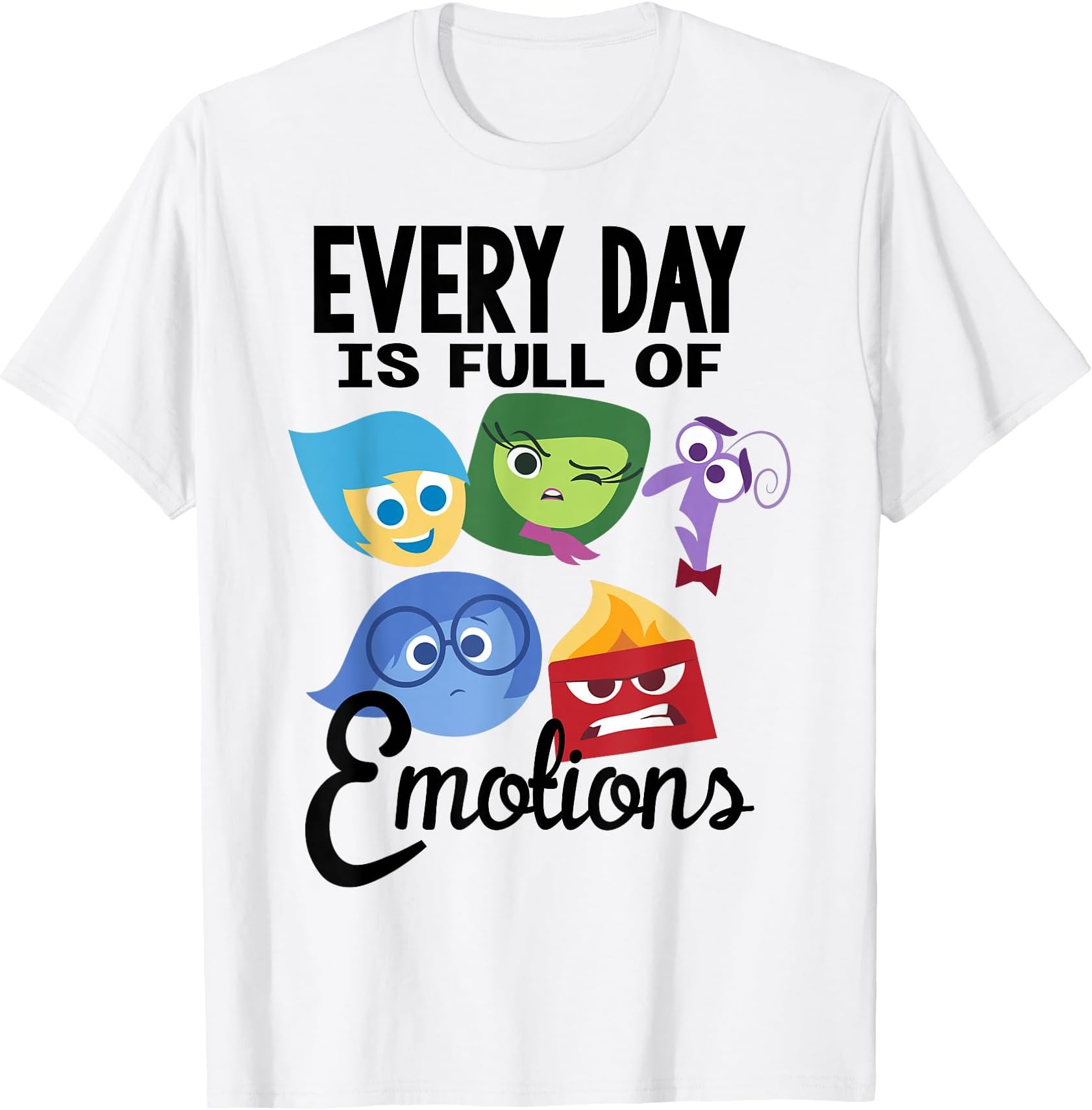 – Disney Pixar Inside Out Every Day Emotions T-Shirt