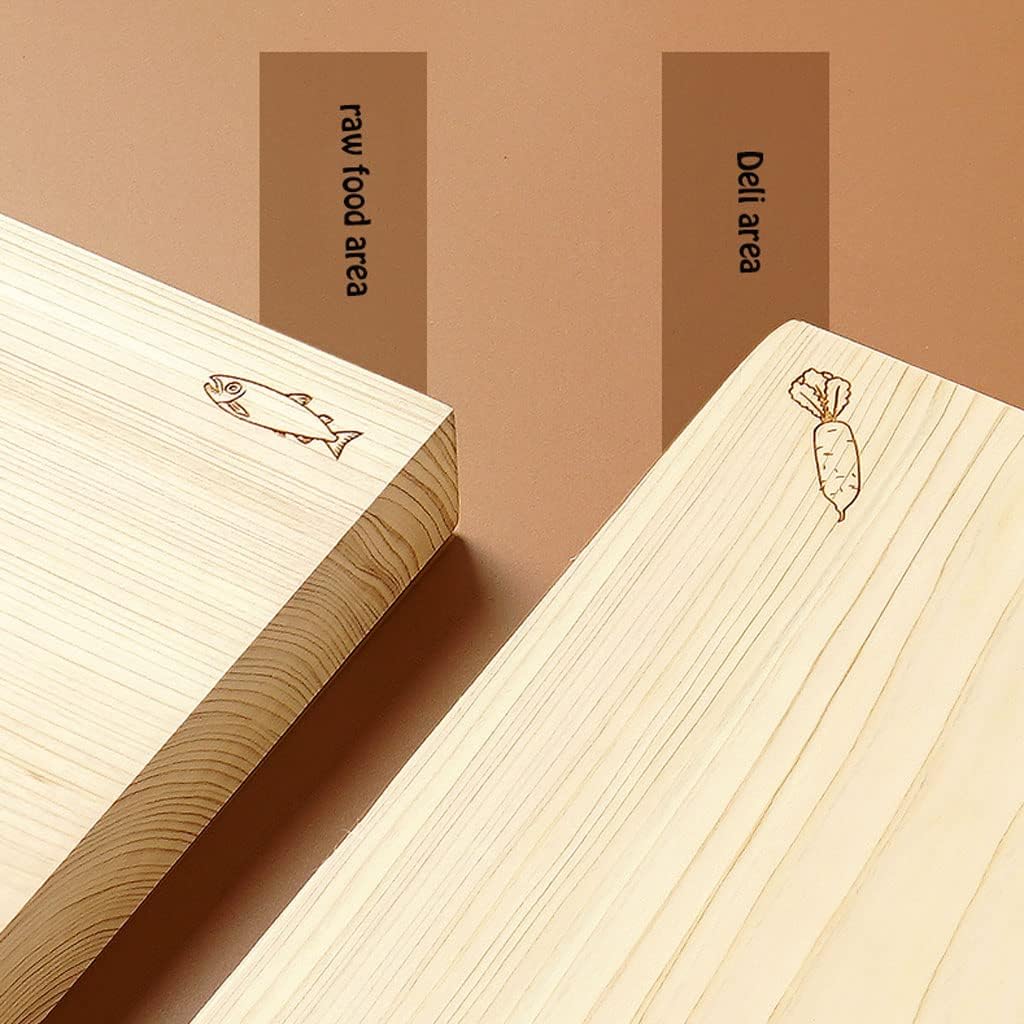 Thickened Rectangular Cutting Board for Kitchen Professional Double Sided Chopping Board for Meat and Vegetables,Large