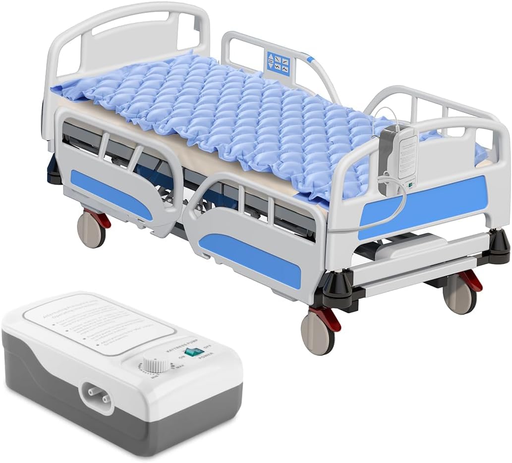 ALEXERA Healthcare Air Bed Anti-Decubitus Anti-Bedsore Air Mattress with Compressor Alternating Pressure System | Inflatable Air Bed for Patients,Pressure Sores (B0C7MPXJ7Z) Amazon Price History, Amazon Price Tracker