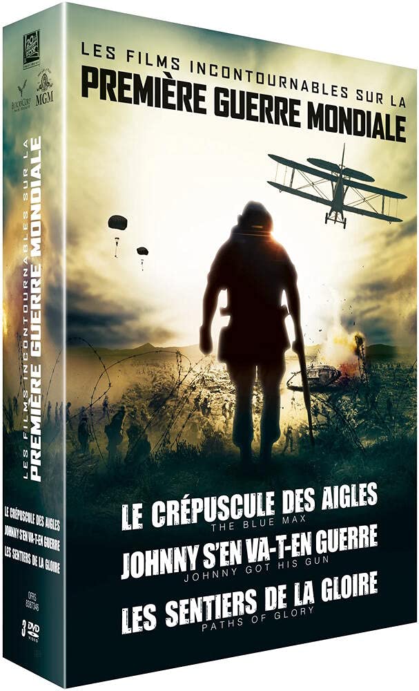 Coffret guerre 3 films : les sentiers de la gloire ; le crépuscule des aigles ; johnny s'en va-t-en guerre