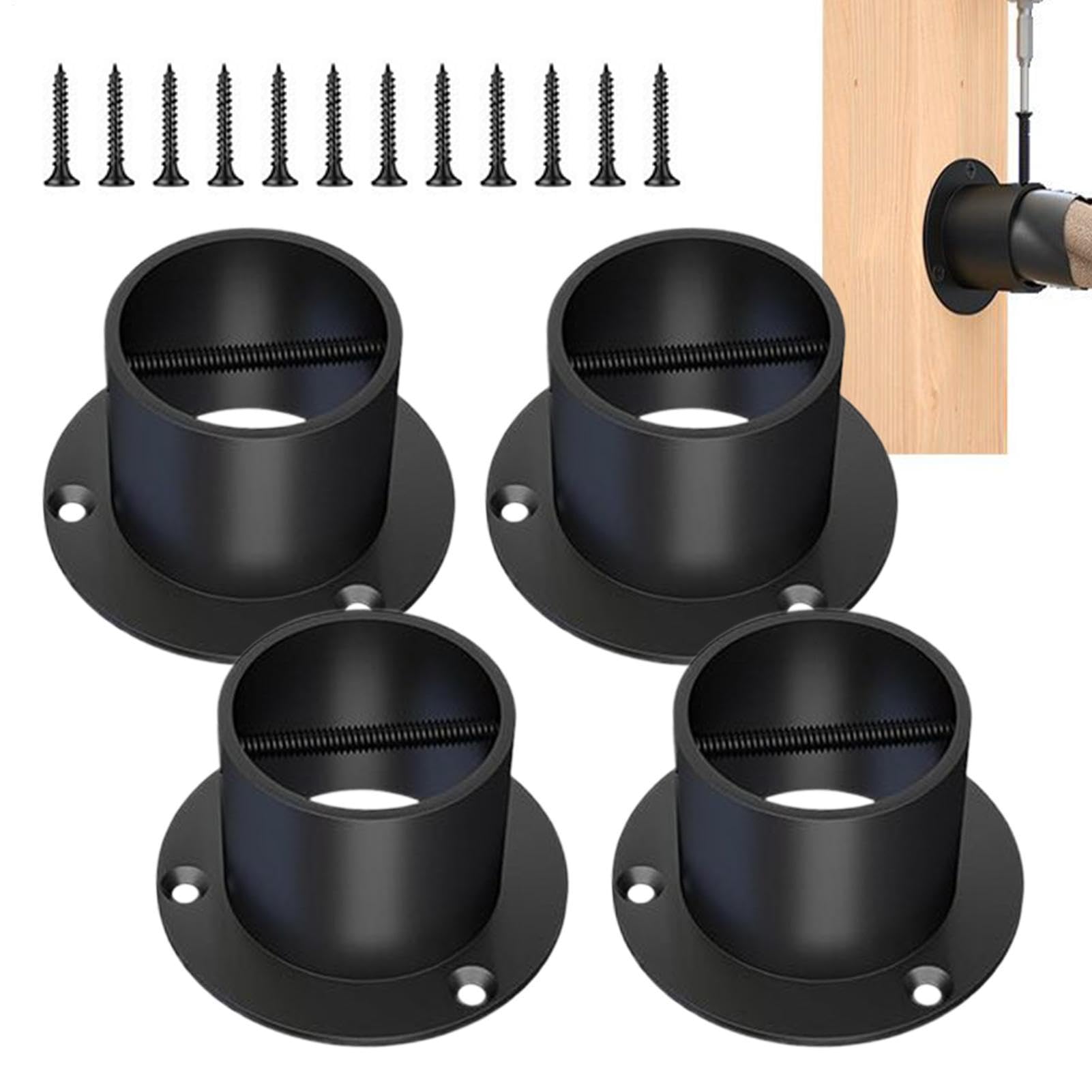 Supporti Fune 4 Pezzi Morsetto Di Fissaggio Decorativo In Acciaio | Cappuccio Di Fissaggio Per Supporto Fune Esterno Terrazza Giardino Recinzione Scale Ringhiere Ponte
