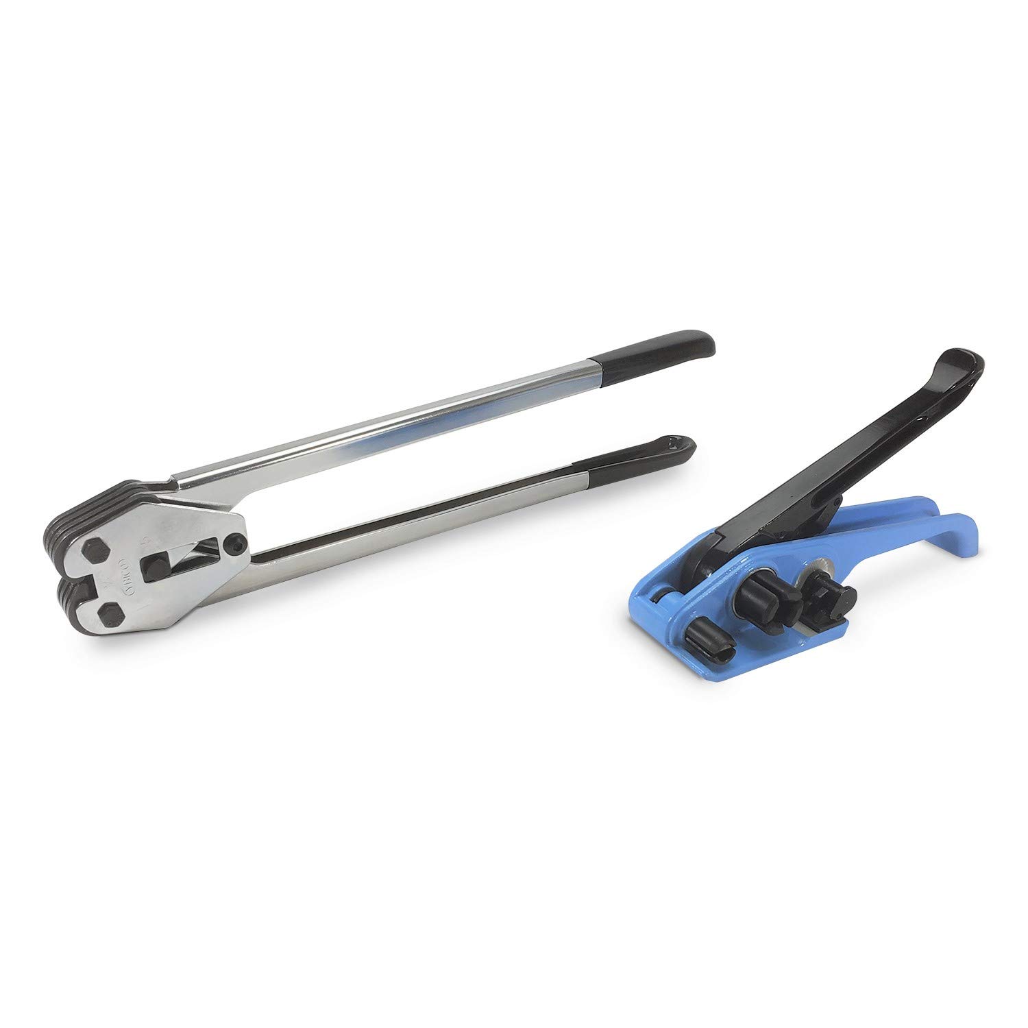IDL Packaging Standard Strapping Tool Set for 1/2" Polyester (PET) Strapping – Poly Strapping Tensioner and Sealer – Ready-to-Use Packaging Strapping Kit