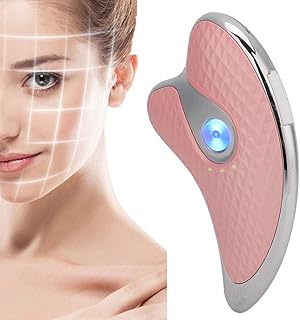Canyite Facial Massager, Household Gua Sha Massager, Skin Glowing and Healthy Make Microcurrent Facial Scraper Massager Electric Face Lifting Tightening Beauty Scraper