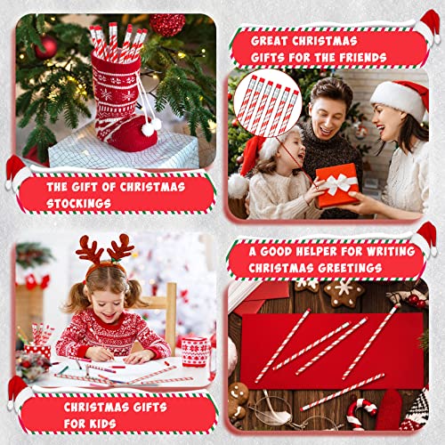 Lápices Queekay Navidad con borrador 200 piezas miniatura 6