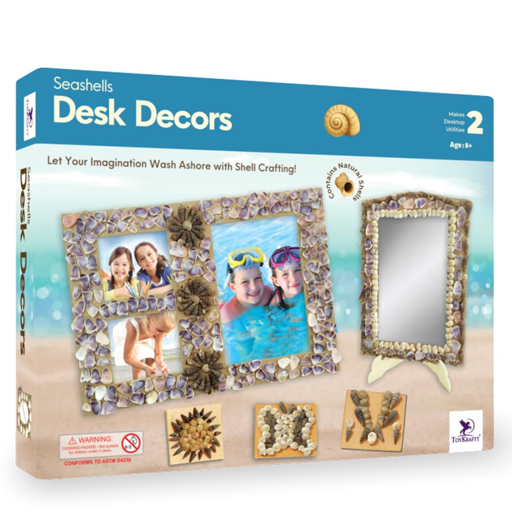 ToyKraft: Shellbound 1,Craft Kit for Kids, Learning Activity Games, DIY Toys, DIY Craft Kit, Kids Activity for 7 Years & Above, Toys for 8+ Years Girls Boys