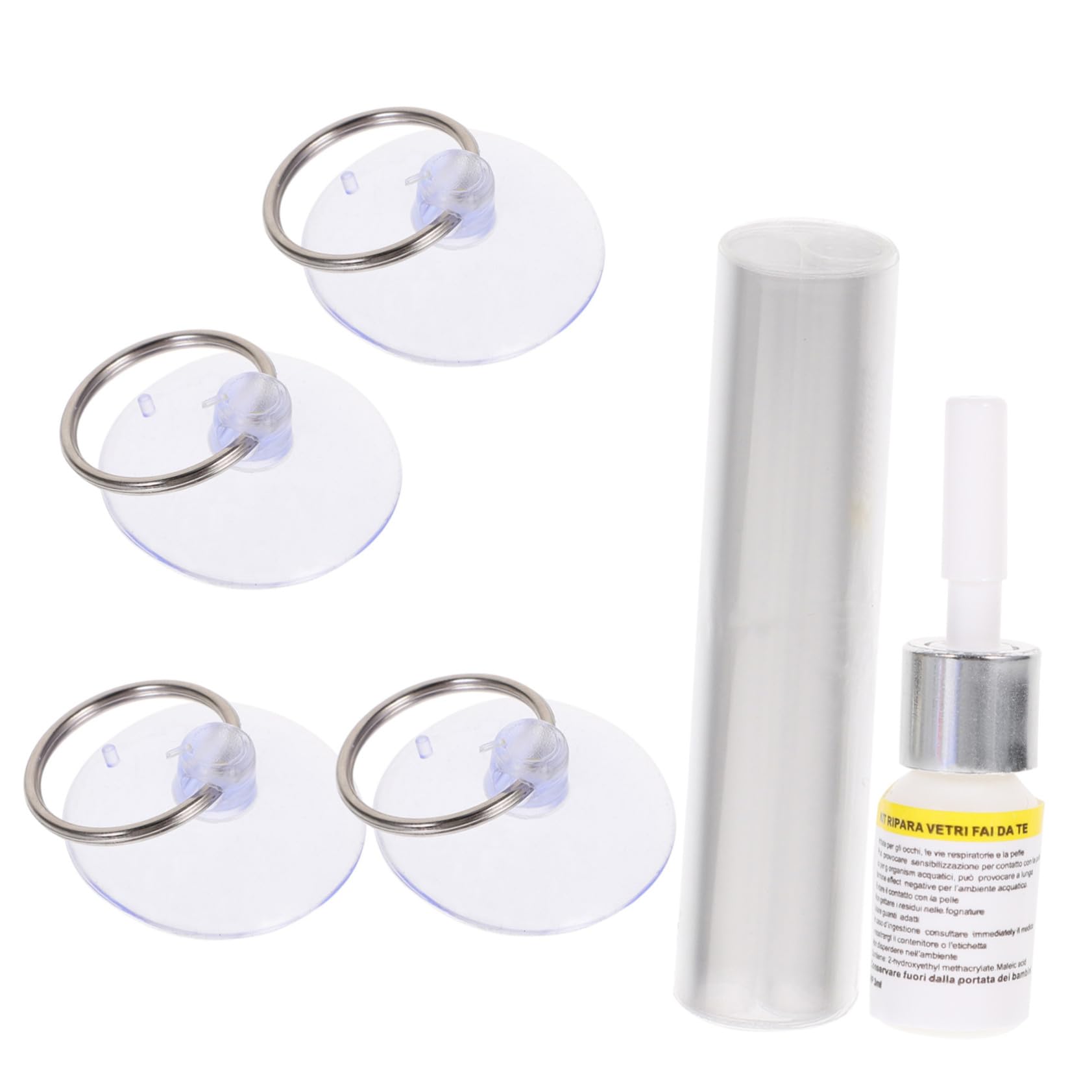 SOLUSTRE 4juegos Kit De Reparación De Grietas De Parabrisas para Reparar Daños Vidrios De Automóviles para Parabrisas y Accesorios para Múltiples Reparaciones