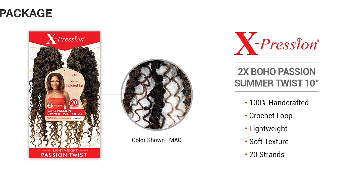 Amazon.com : Outre Crochet Braids X-Pression Twisted Up 2X Boho