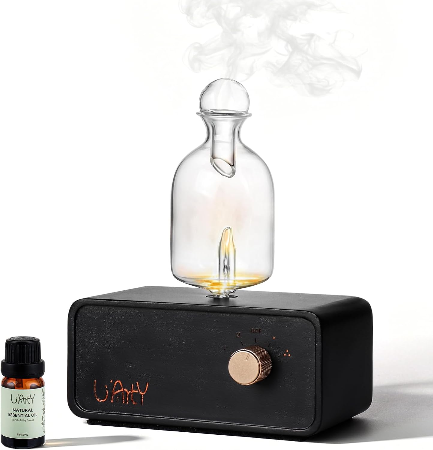 Cordless Waterless Essential Oil Diffuser Upgraded, Aroma Aromatherapy