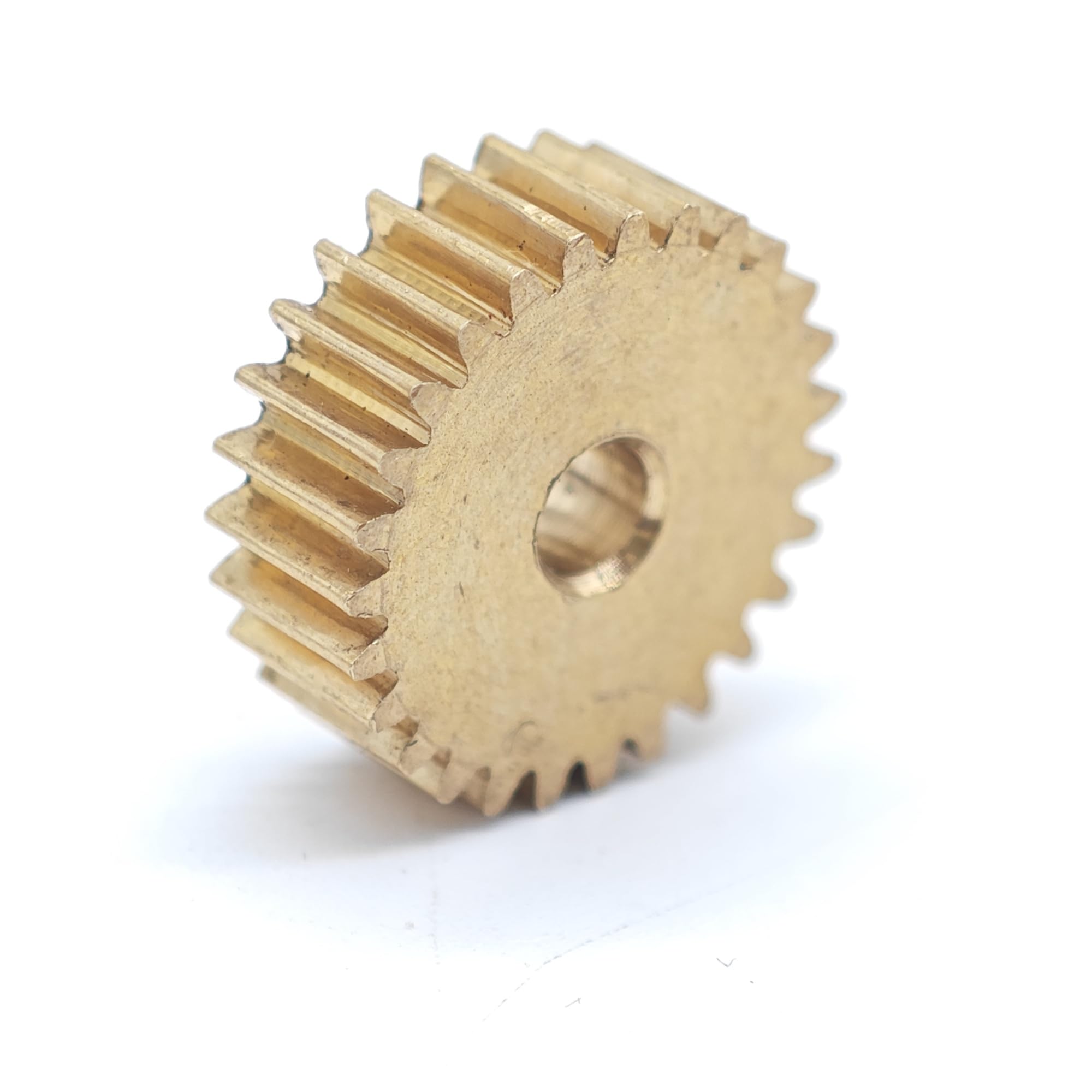 Ingranaggio cilindrico piatto in ottone da 0,6 moduli da 150 denti, diametro 91,2 mm, spessore 5 mm, pignone a denti dritti, ingranaggio cilindrico da 0,6 M da 150 denti meccanico