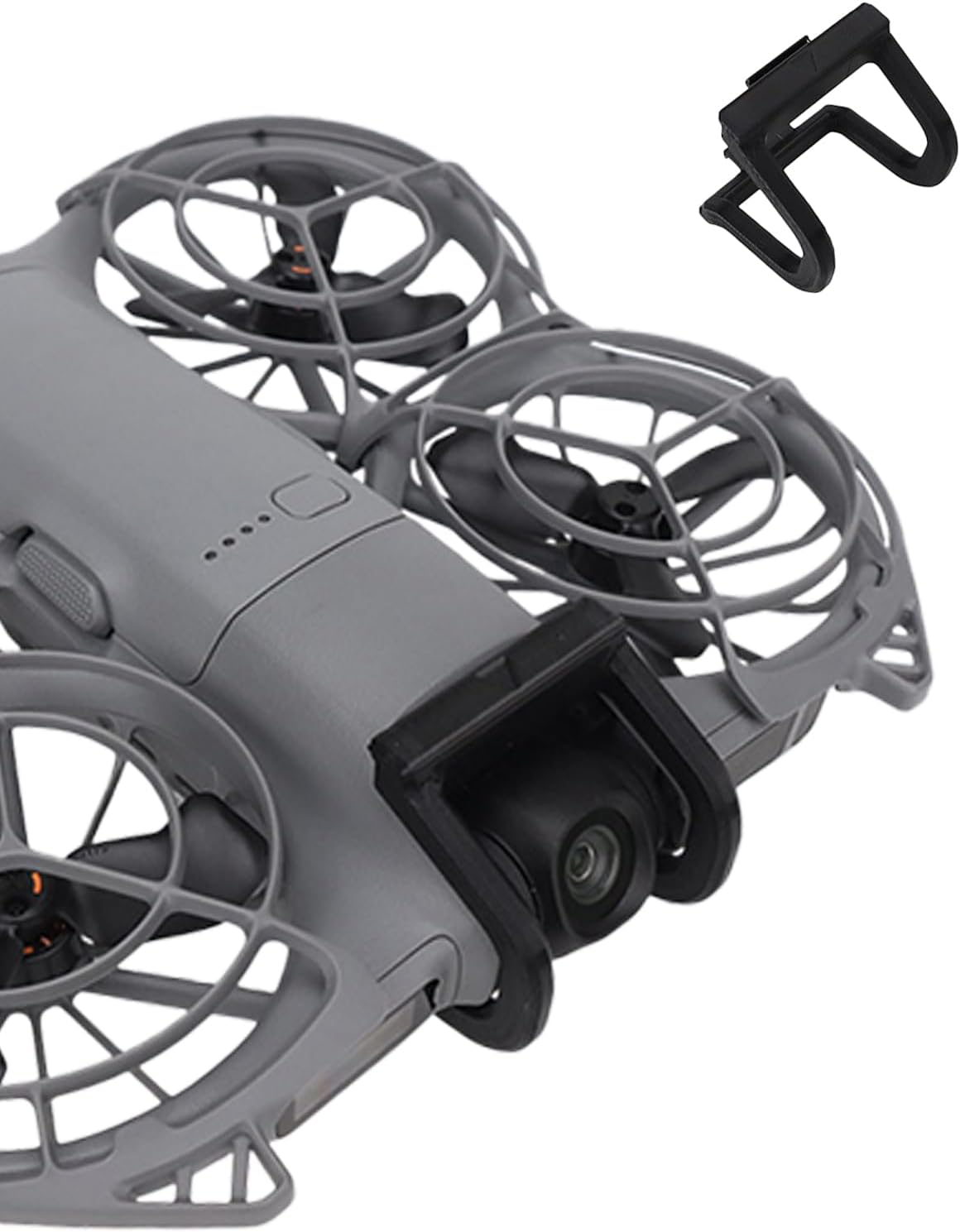 Gimbal Lens Bumper for DJI Neo 2, Anti-Collision Camera Lens protective case, Lightweight Protective Shockproof for DJI Neo 2 Accessory (Black)