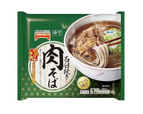 [冷凍] テーブルマーク 石臼挽き 肉そば 251g×6袋
