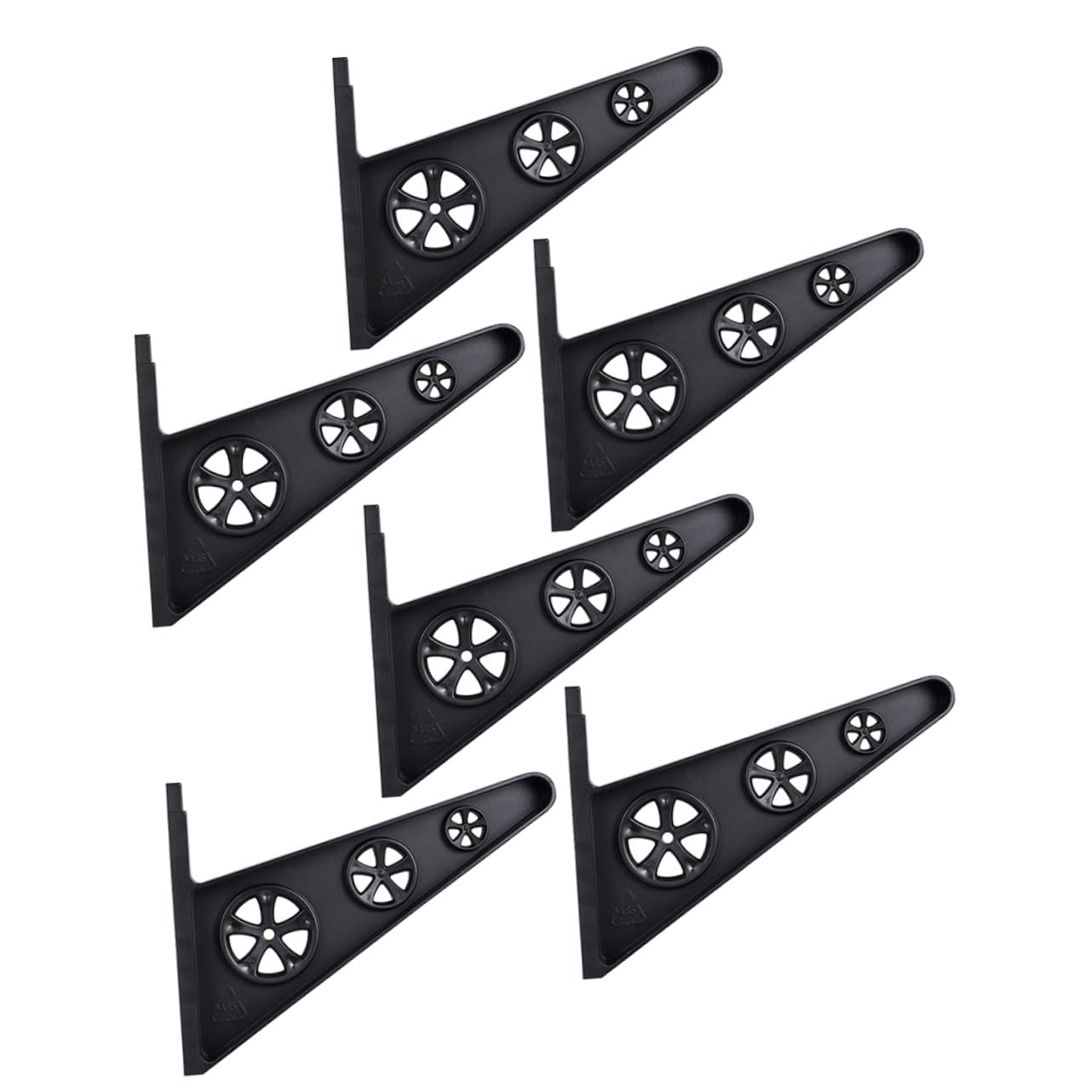 HANABASS Multi Wall Rack Skateboard Holder High-Strength Mount for Snowboards Umbrellas Capacity Space-Saving Display Stand for Home Shop Use