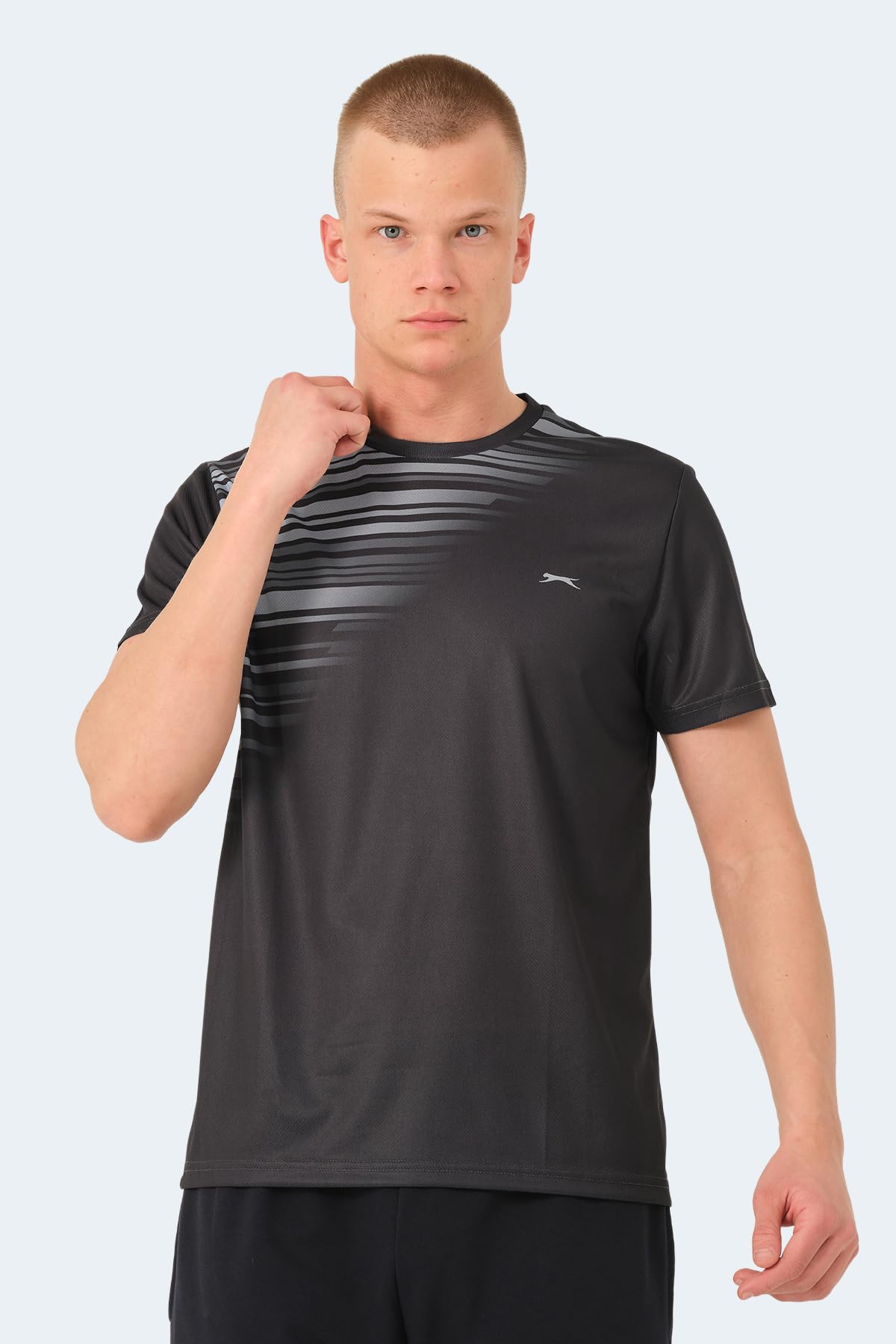 Slazenger RAVEN Erkek Siyah Tişört