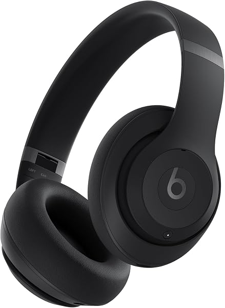 Beats Studio Pro premium wireless over-ear headphones in black with active noise cancelling