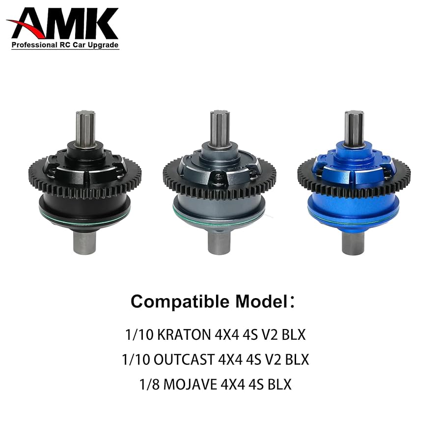 Amazon.com: AMK 57T Metal Center Diff Set, Replaces ARRMA
