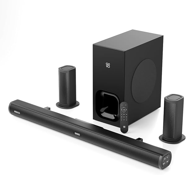 GOVO GoSurround 990 Dolby Digital | 525W Sound bar, 5.1 Channel Home Theatre, 6.5" Wireless subwoofer and Satellite