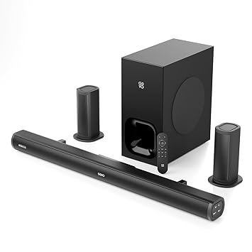 GOVO GoSurround 990 Dolby Digital | 525W Sound bar, 5.1 Channel Home Theatre, 6.5